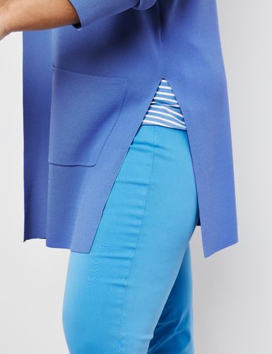 SAMOON Offene Strickjacke im Longstyle