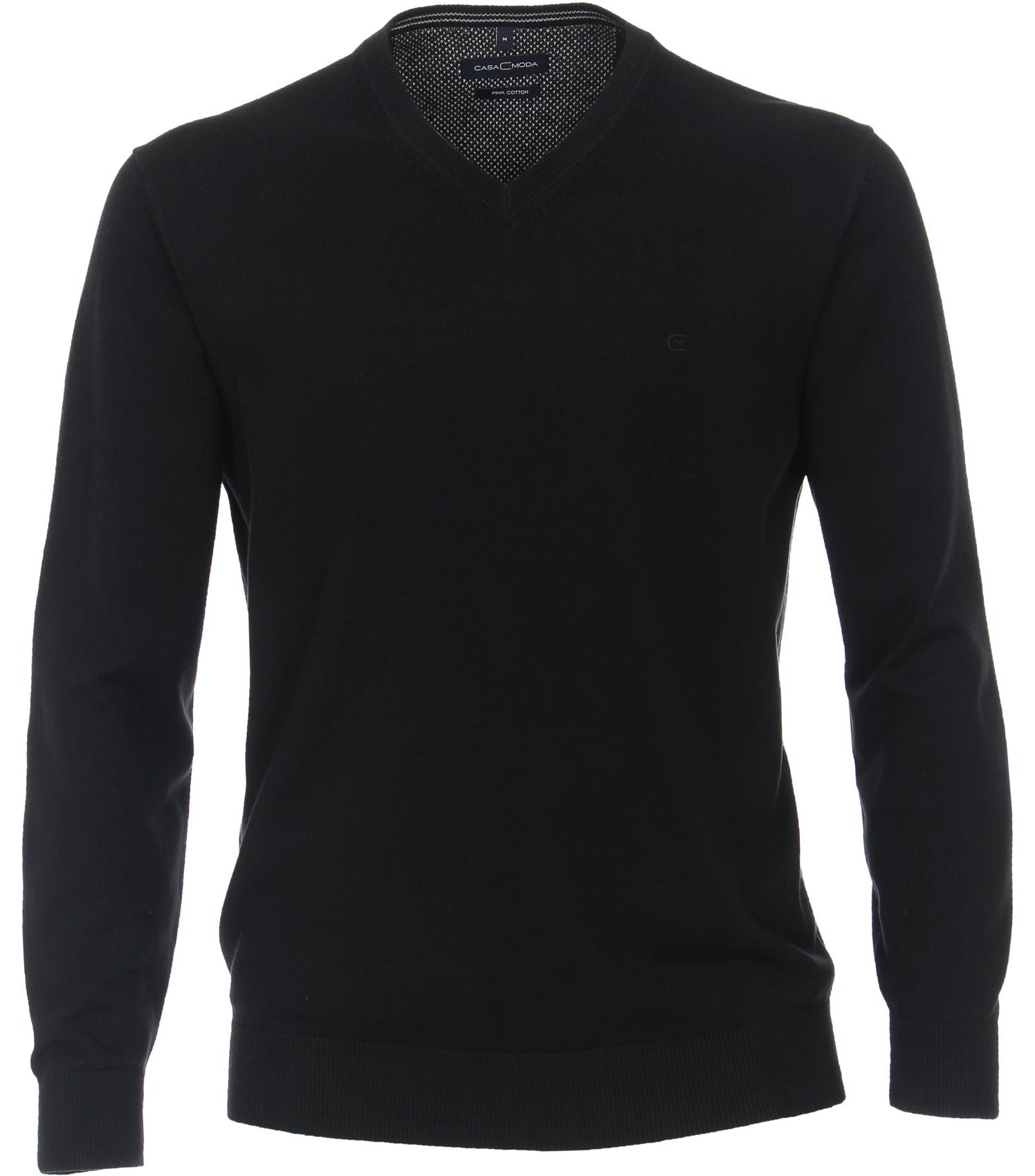 CASA MODA Pullover mit V-Ausschnitt uni 004430