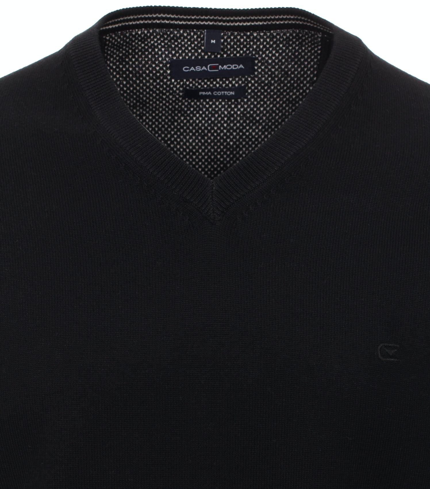 Pullover mit V-Ausschnitt uni 004430