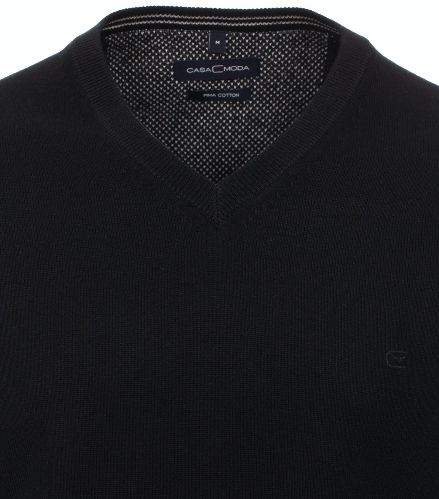 CASA MODA Pullover mit V-Ausschnitt uni 004430