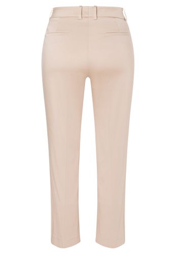 MORE & MORE verkürzte Baumwoll-Satin Hose seashell Frühjahrs-Kollektion