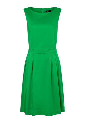 MORE & MORE Baumwoll-Satin Kleid fresh green Frühjahrs-Kollektion
