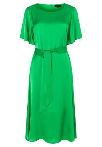 MORE & MORE Satinkleid fresh green Frühjahrs-Kollektion