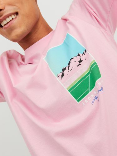 JACK & JONES JACK&JONES JORTULUM LANDSCAPE TEE SS CREW NECK