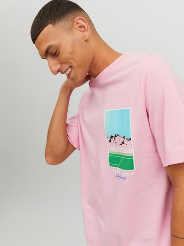 JACK & JONES JACK&JONES JORTULUM LANDSCAPE TEE SS CREW NECK