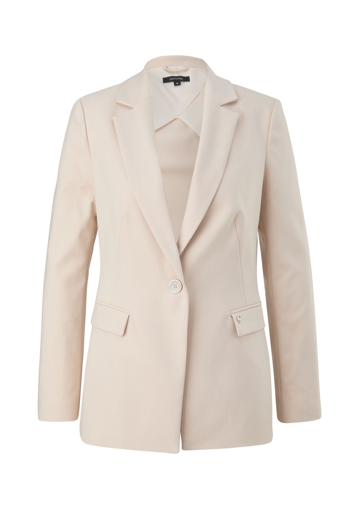 COMMA Taillierter Blazer aus Baumwollmix 46