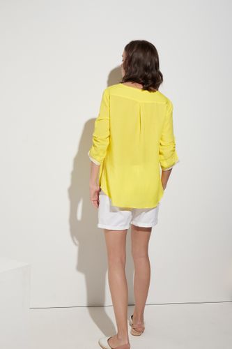 ETERNA Bluse Leinen 3/4-Arm