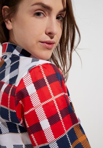 ETERNA Bluse Satingewebe Langarm