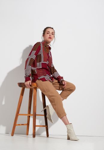 ETERNA Bluse Satingewebe Langarm Default Title