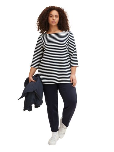 TOM TAILOR Plus Size - Gestreiftes Ottoman Sweatshirt