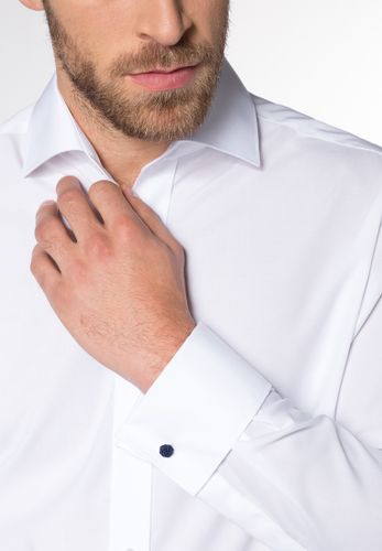 ETERNA Hemd Chambray Langarm