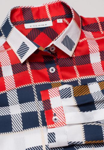 ETERNA Bluse Satingewebe Langarm
