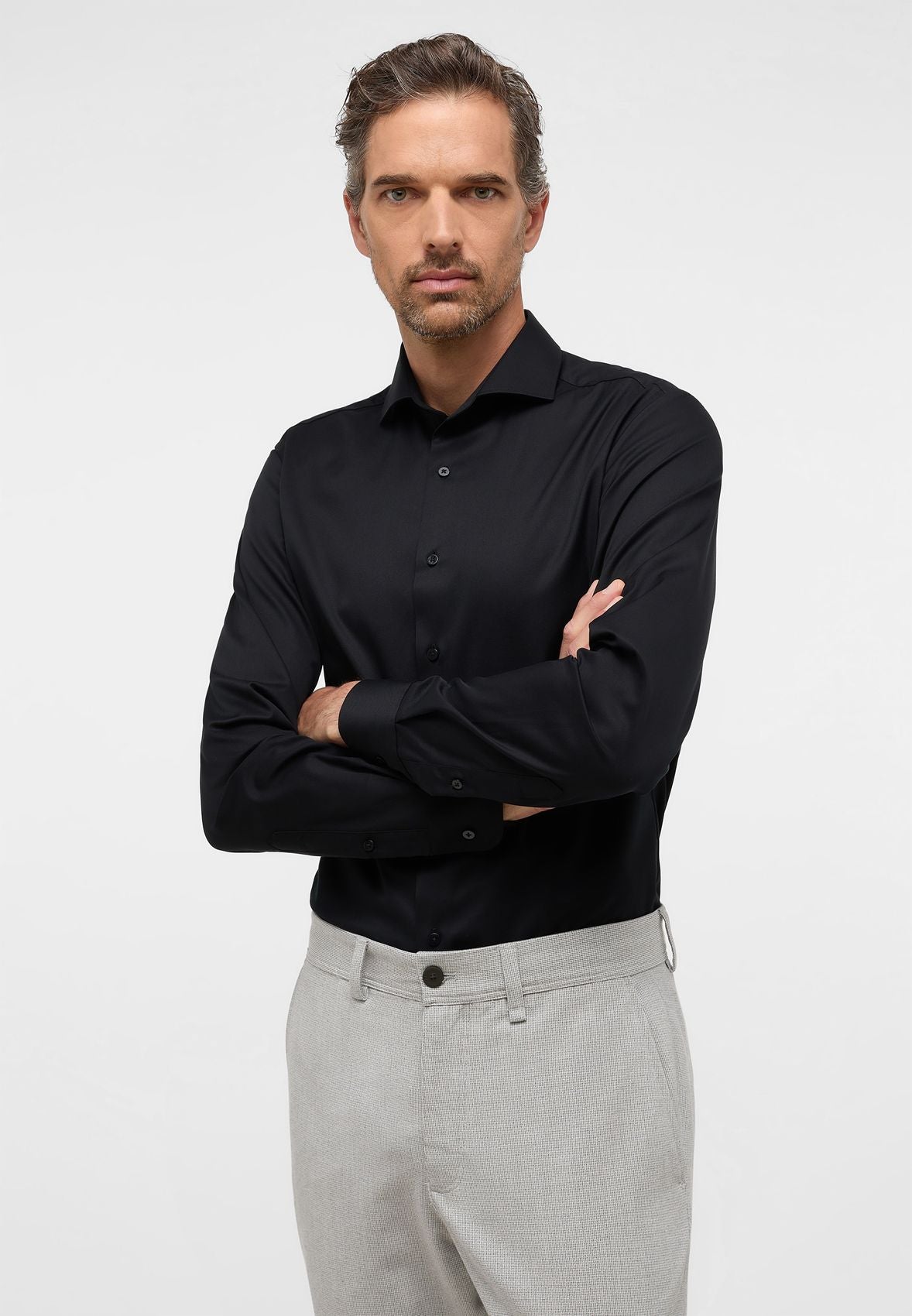 ETERNA Cover Shirt Twill super langer Arm (72 cm)
