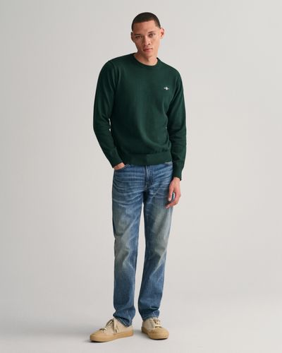 GANT Klassischer Rundhalspullover aus Baumwolle