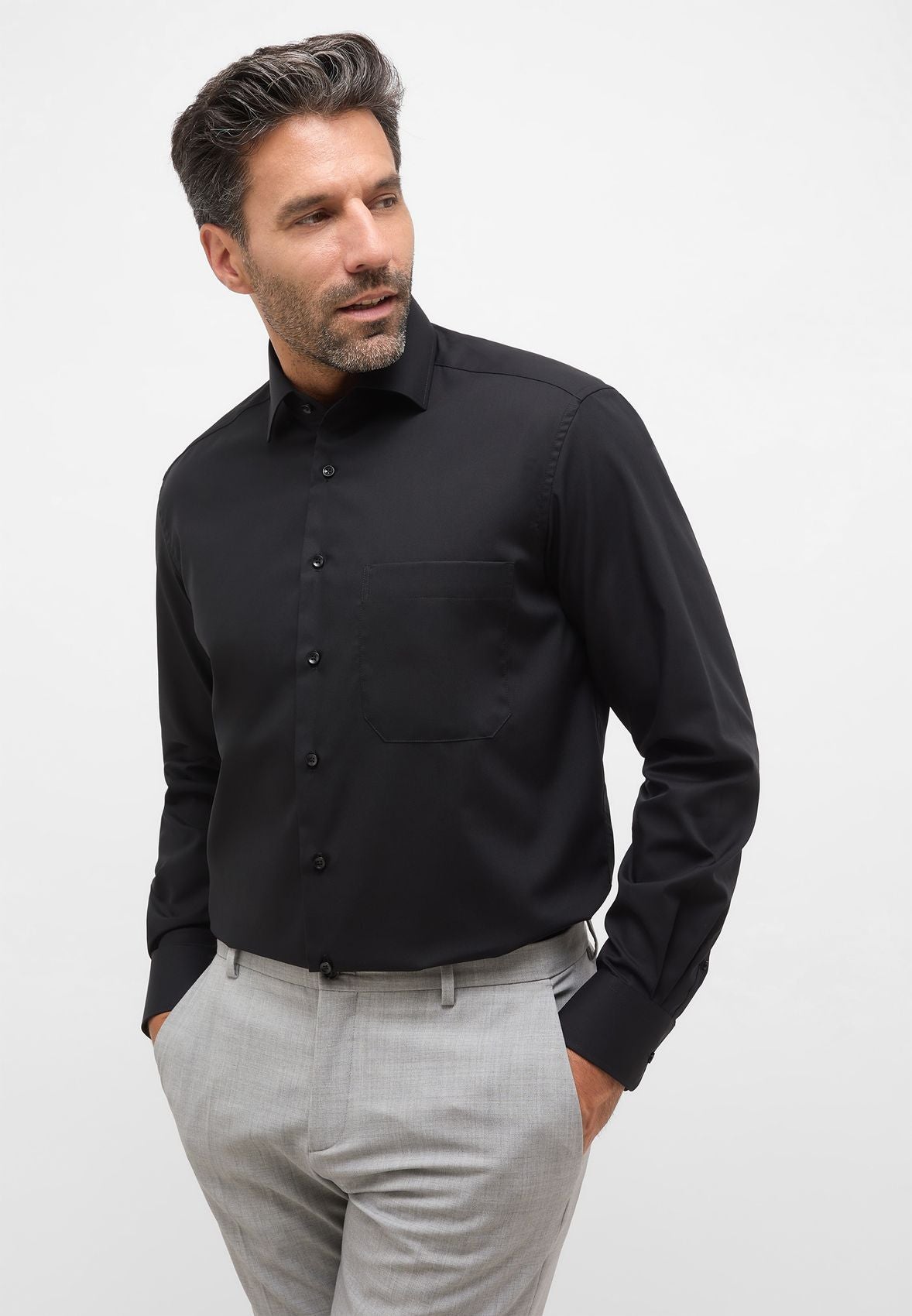ETERNA Original Shirt Popeline Langarm