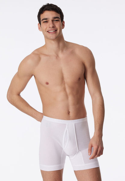 SCHIESSER Kurze Unterhose, Doppelripp-Qualität