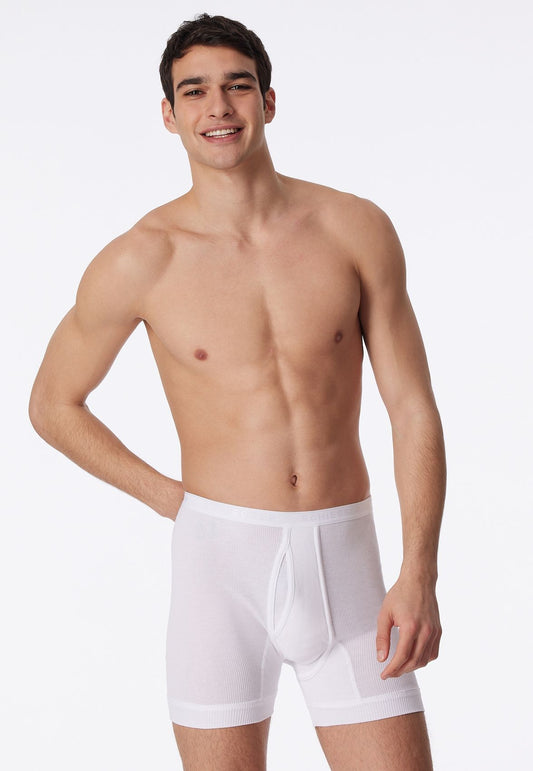 SCHIESSER Kurze Unterhose, Doppelripp-Qualität