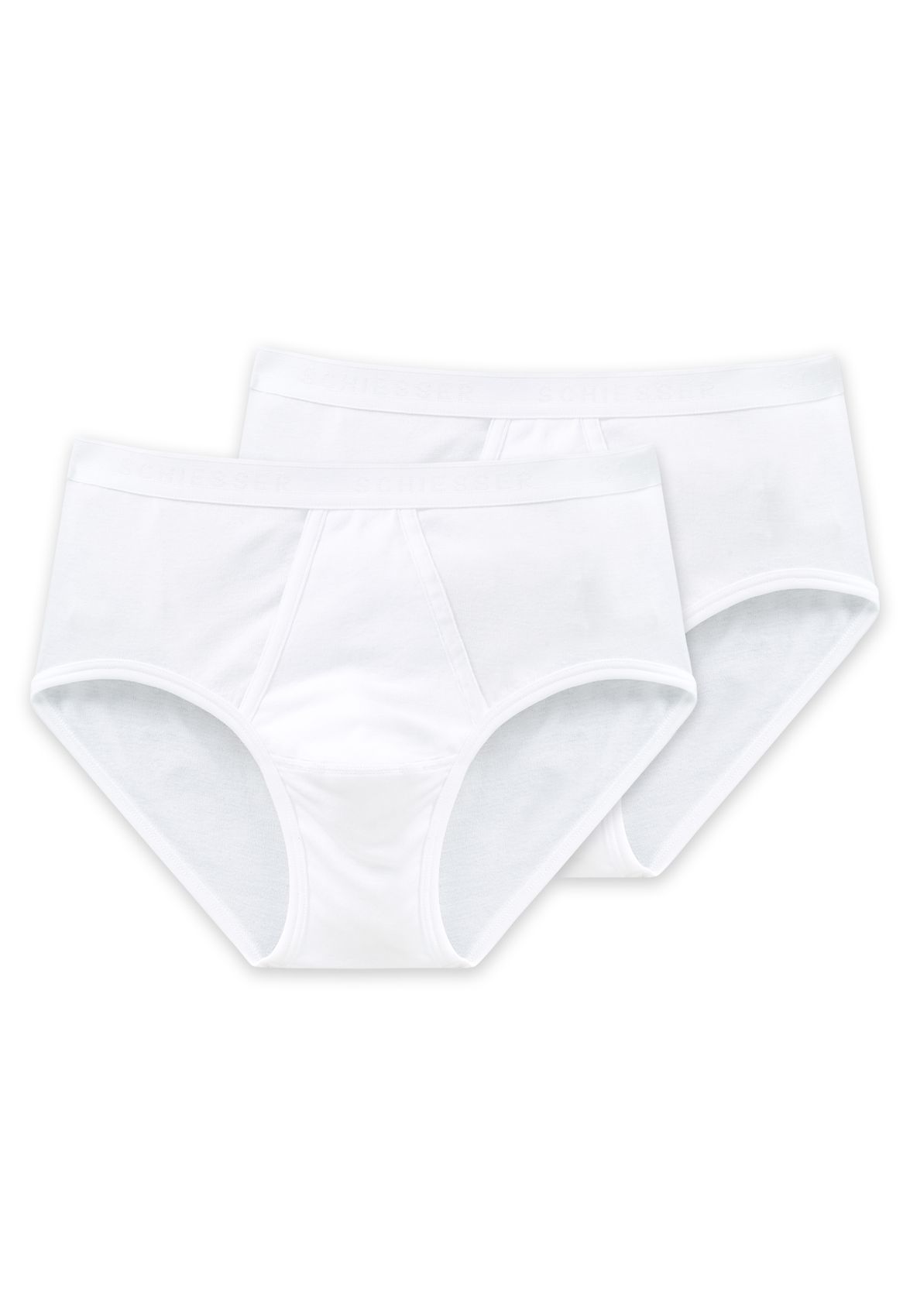 SCHIESSER Feinripp Sportslip, Doppelpack 8