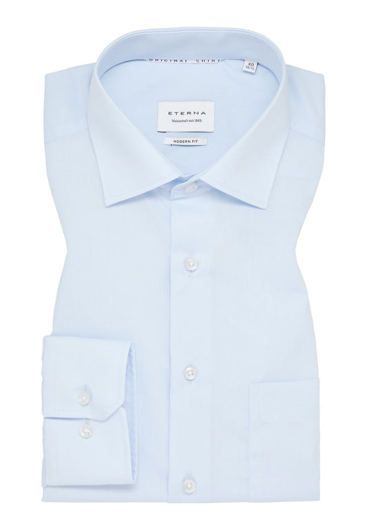 ETERNA Original Shirt Popeline Langarm Langarm - 65cm