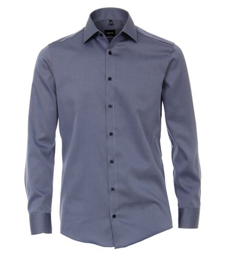 VENTI Twill Hemd unifarben extra langer Arm 72cm