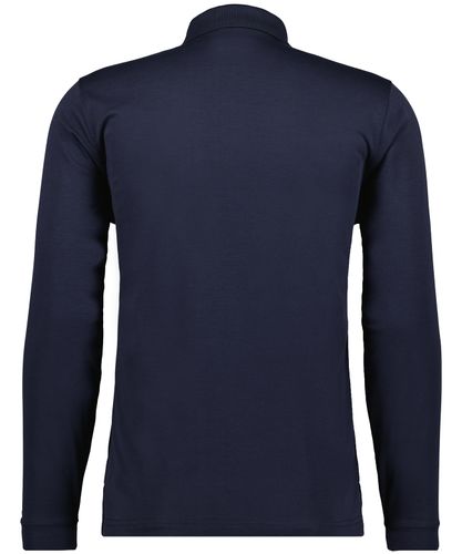 RAGMAN Softknit-Polo mit Brusttasche, Langarm