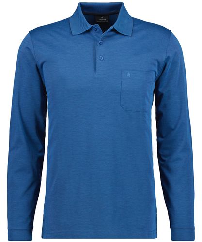 RAGMAN Softknit-Polo mit Brusttasche, Langarm