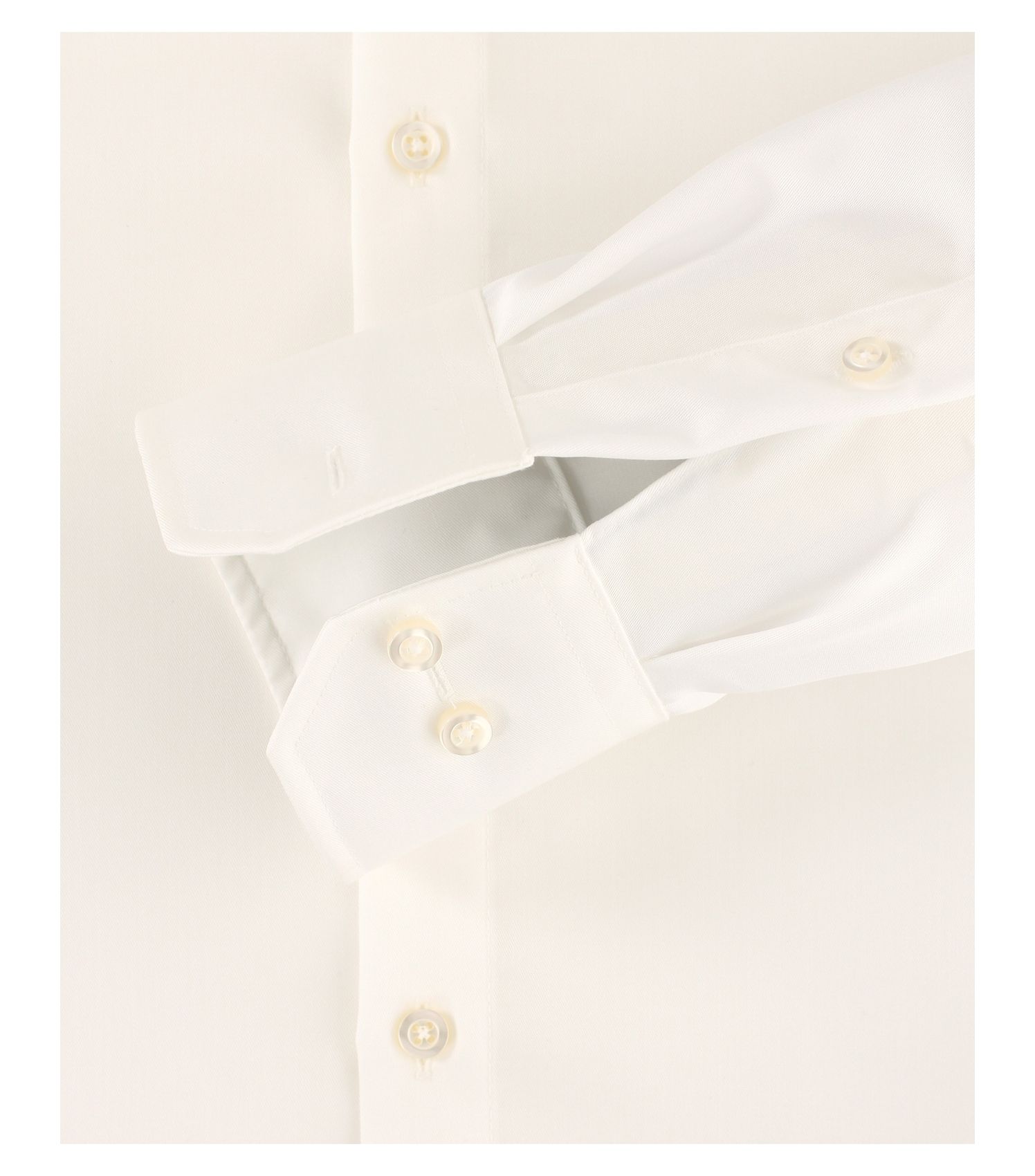VENTI Twill Hemd unifarben extra langer Arm 72cm