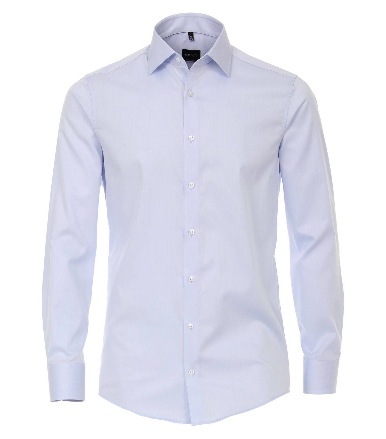 VENTI Twill Hemd unifarben extra langer Arm 72cm
