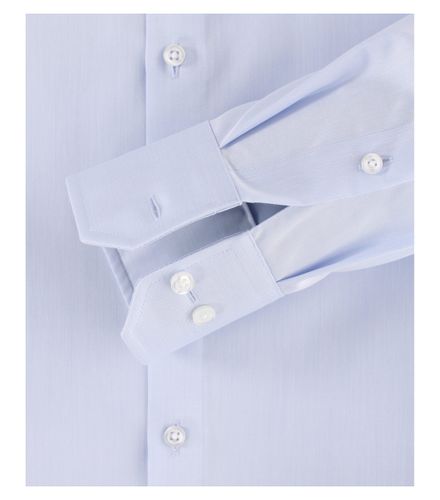 VENTI Twill Hemd unifarben extra langer Arm 72cm