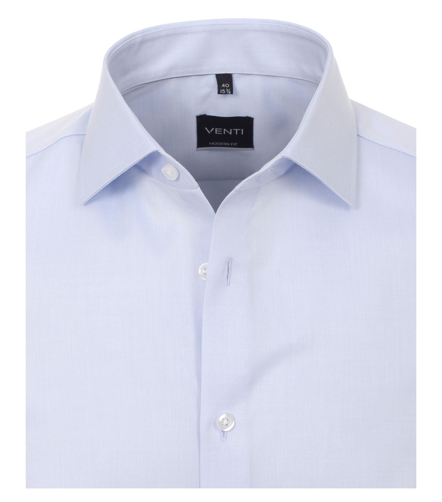 VENTI Twill Hemd unifarben extra langer Arm 72cm