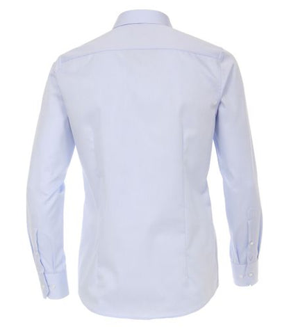 VENTI Twill Hemd unifarben extra langer Arm 72cm