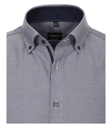VENTI Dobby Hemd uni