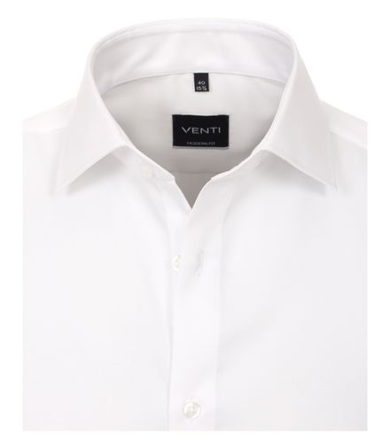 VENTI Twill Hemd unifarben extra langer Arm 72cm