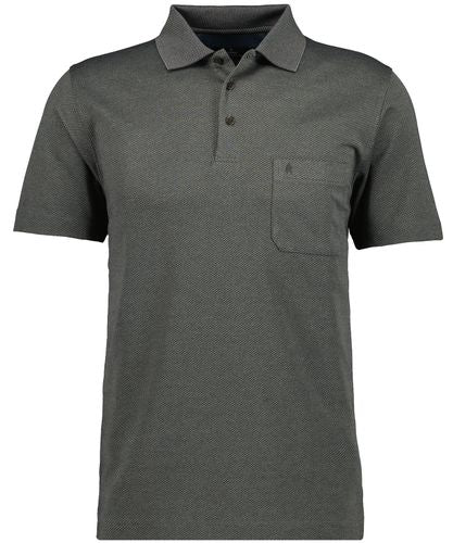 RAGMAN Softknit-Polo "Fischernetz"