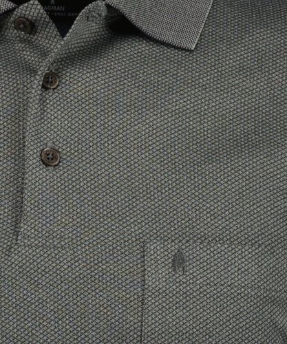RAGMAN Softknit-Polo "Fischernetz"
