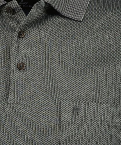 RAGMAN Softknit-Polo "Fischernetz"