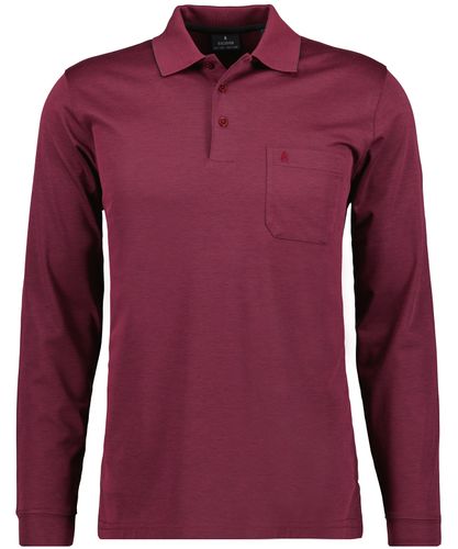 RAGMAN Softknit-Polo mit Brusttasche, Langarm