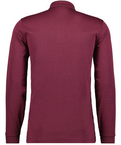 RAGMAN Softknit-Polo mit Brusttasche, Langarm