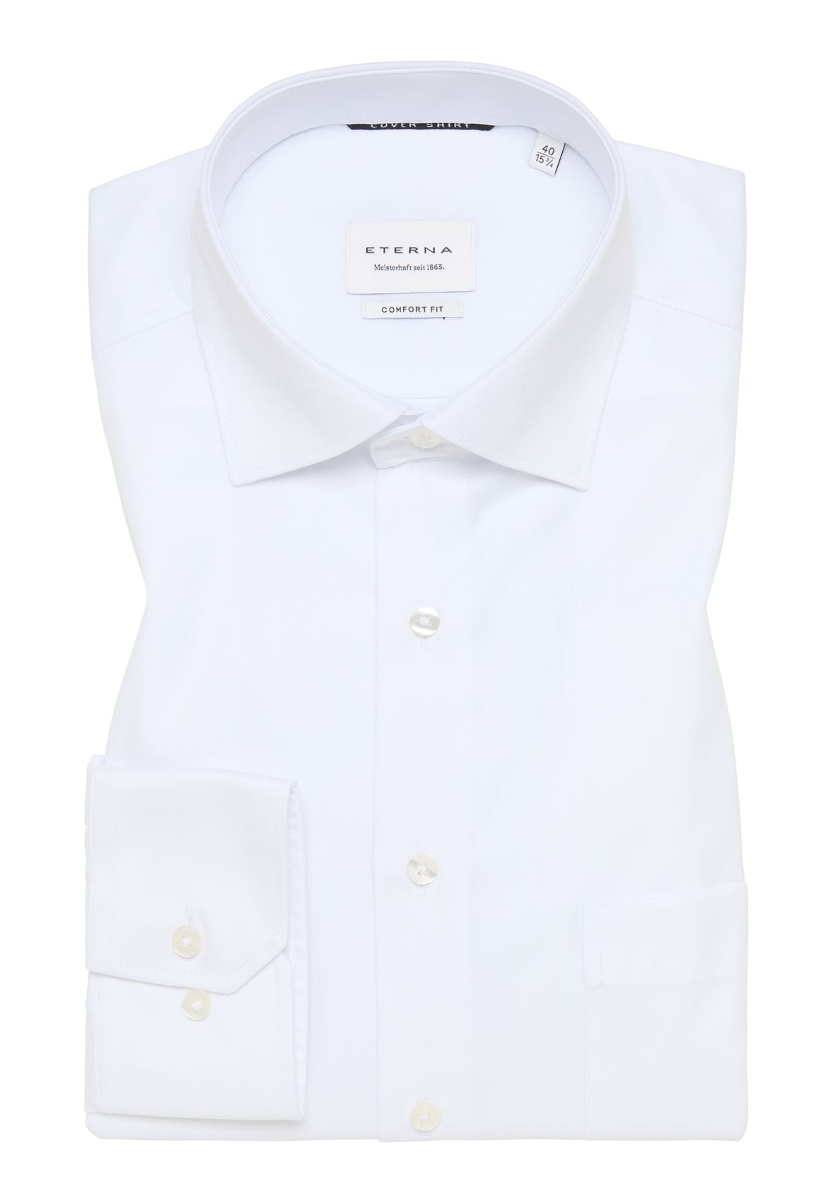 ETERNA Cover Shirt Twill verlängerter Arm (68 cm) Langarm - 59cm