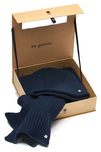 SEIDENFALTER Set Schal+Mütze Uni Default Title