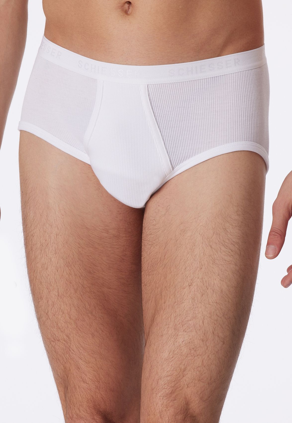 SCHIESSER Doppelripp-Sportslip