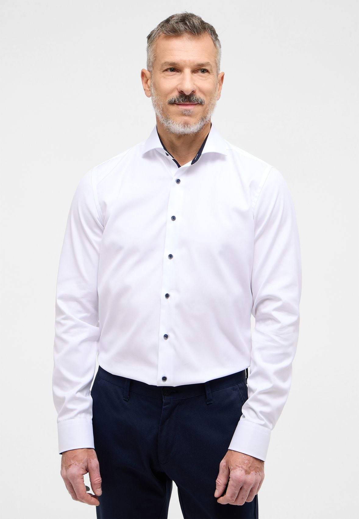 ETERNA Cover Shirt Twill Langarm