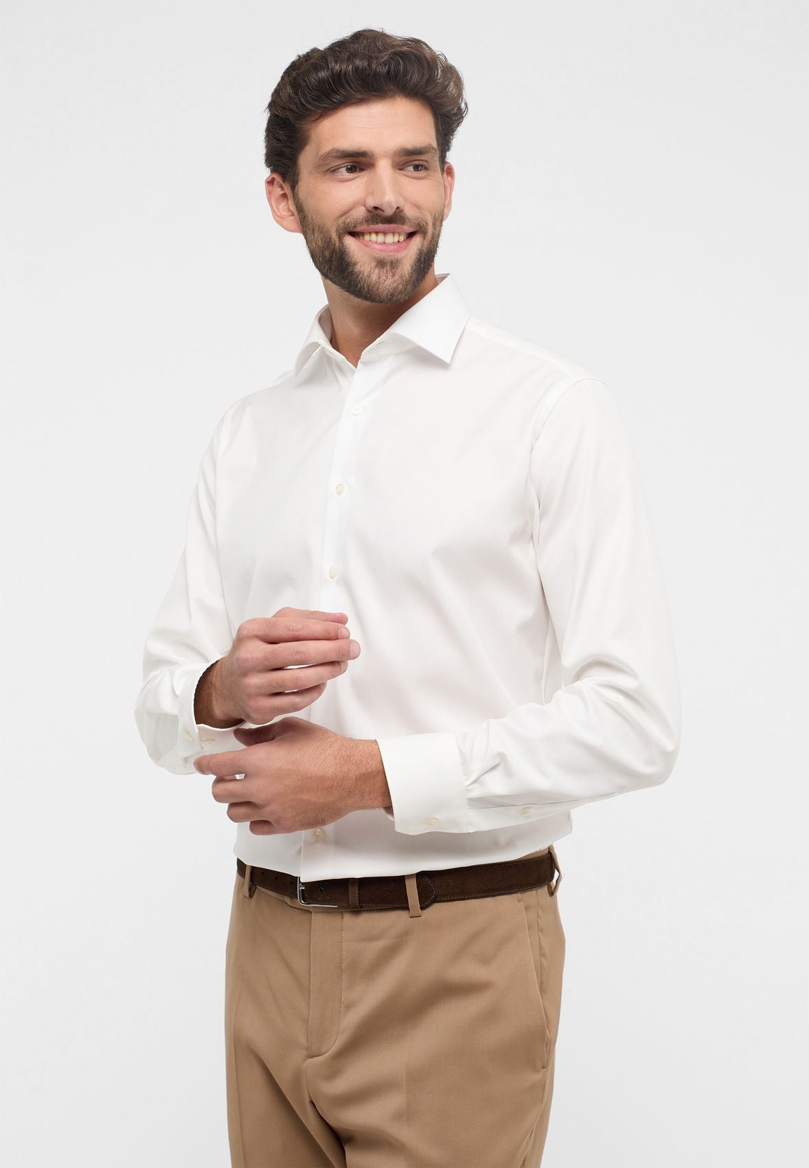 ETERNA Cover Shirt Twill Langarm