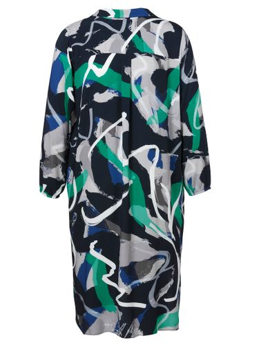 VIA APPIA Kleid Hemdkragen 1/1 Arm Druck