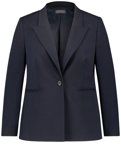 SAMOON Klassischer Blazer mit Paspeltaschen 54