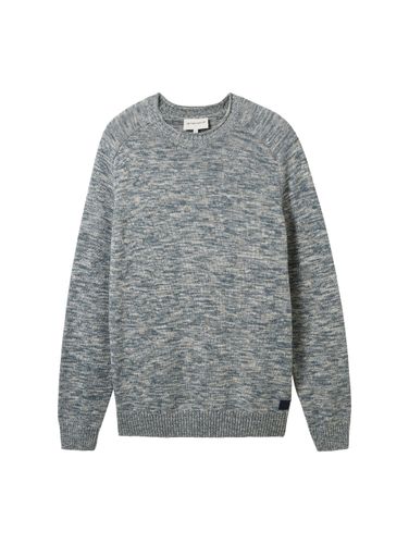 TOM TAILOR Strickpullover in Melange Optik L