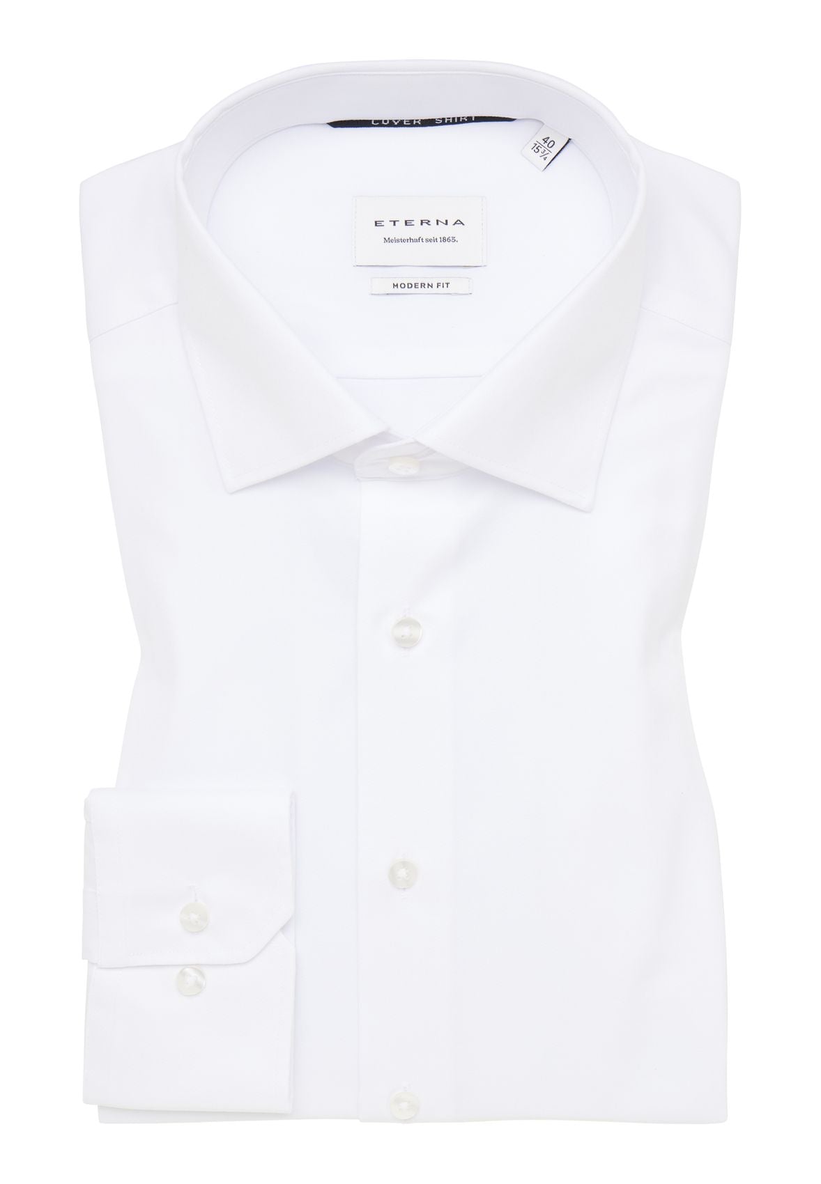 ETERNA Cover Shirt Twill Langarm Langarm - 59cm