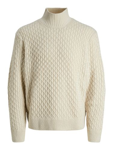JACK & JONES JACK&JONES JORCOSY KNIT CABLE HIGH NECK LN L