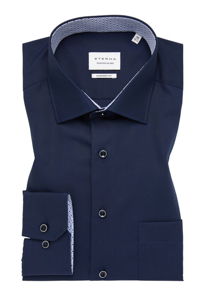 ETERNA Original Shirt Popeline Langarm Langarm - 65cm