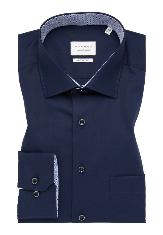 ETERNA Original Shirt Popeline Langarm Langarm - 65cm